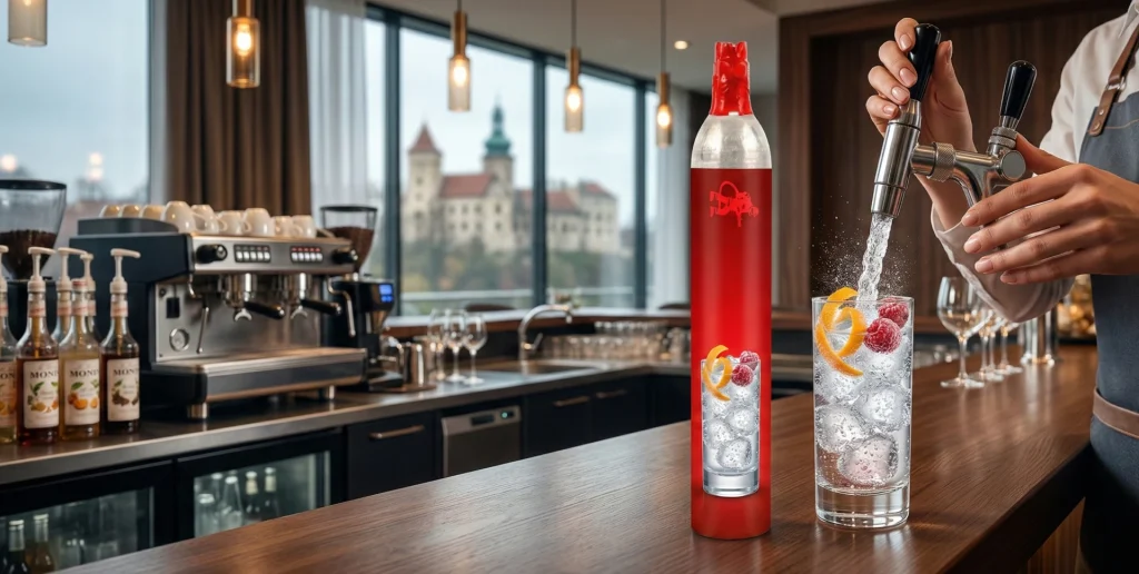 dwutlenek węgla spożywczy wysokiej klasy do baru