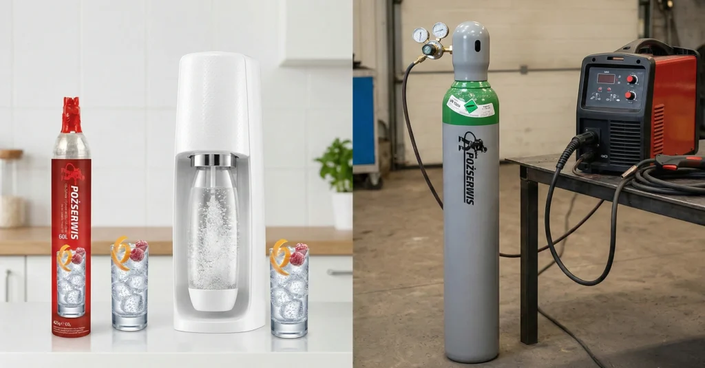 spożywczy dwutlenek węgla co2 i techniczny do spawarek